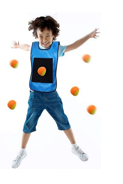 rexa Sticky Ball Vest Game for Kids – Fun Outdoor Target Game Set with Sticky Balls & Vests