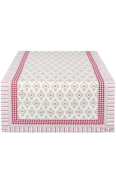 Clayre & Eef Cotton Tablecloth Romantic 50*140 cm