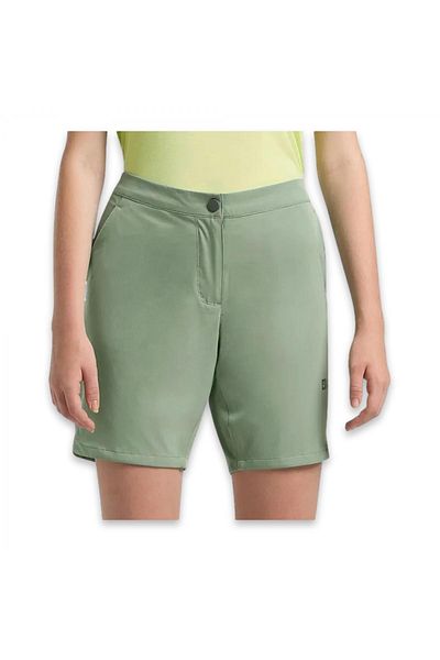 Jack Wolfskin 1509141 Pantaloni scurți pentru femei Hiking Alpine W verde deschis