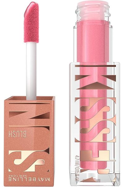 LEADING LINES Maybelline New York, Sunkisser Liquid Blush with Vitamin E, 05 (Blazing Blush)