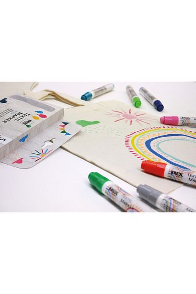 Kreul Junior Kreul textile marker, set of 5 pcs/set