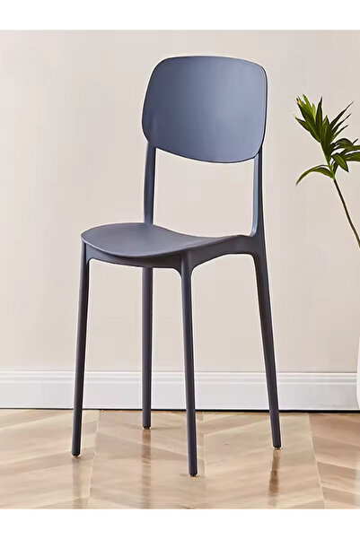 rexa كرسي بلاستيكي مريح ومتين للاستخدام في الهواء الطلق، مناسب للمطبخ وغرفة ا...