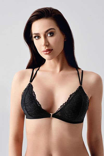 C&City Bralet Without Cups C18326 Black
