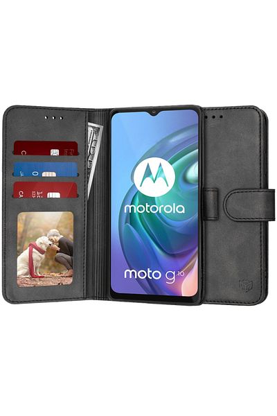 SKYDDAR INNOVATION Case for Motorola Moto G30 / Moto G10 / Moto G20, Diary Book, book, Inner Wallet, Black, sticker set