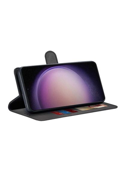 SKYDDAR INNOVATION Case for Samsung Galaxy S23, Diary Book, book type, with Inner Wallet, Black, sticker set