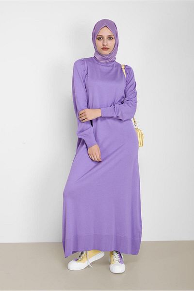 Alvina Knitwear Dress Basic Model 42061