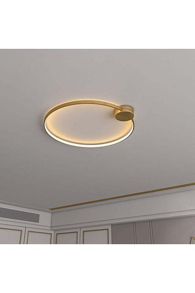 Ucandle Modern circular gold LED chandelier