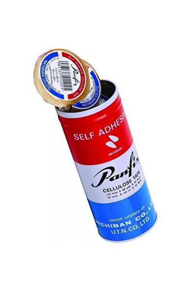 Panfix Cellophane Tape Tin Boxed 12mm X 33 Meters (Pack of 12)