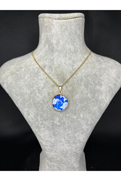 Mos Tespih قلادة من الفولاذ على شكل زهرة