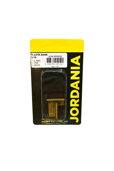 Jordania Model Je04-By0505 Plastic Bank Yellow 26mm 1/50