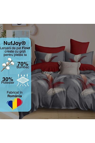 NufJoy Fine Cotton Linen 6 pieces Fitted sheet for mattress 160x200 cm or 180x200 cm