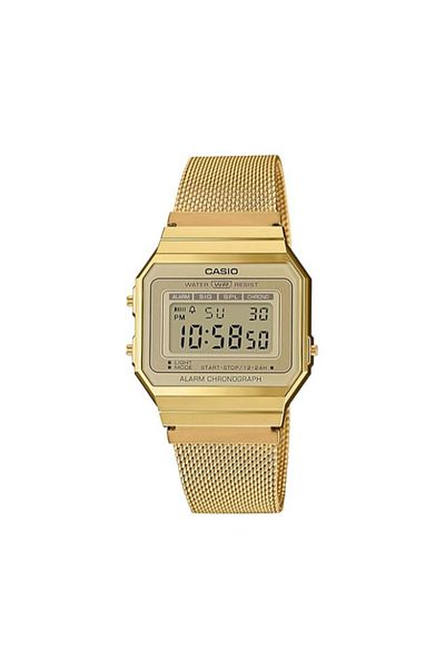 Casio CASIO Unisex's Digital Gold Dial Watch - A700WMG-9ADF