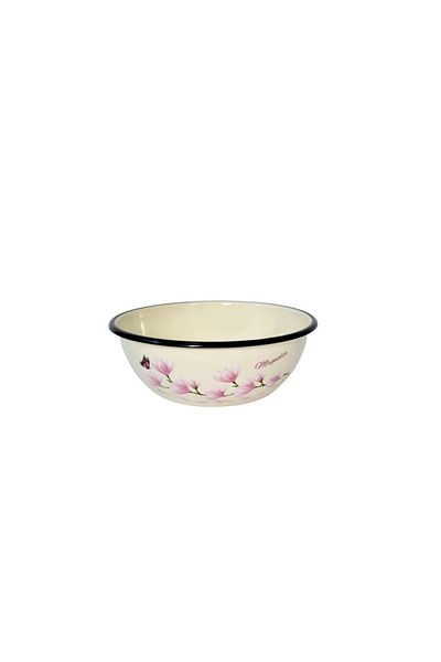 HAPPY COOKING Enamel bowl 0.6 l Magnolia