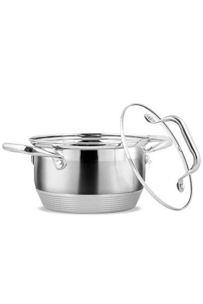 Zass Gourmet ZG-SC01-16 , 1.9L Capacity, 304 Stainless Steel, Multi-layer Base, Silver