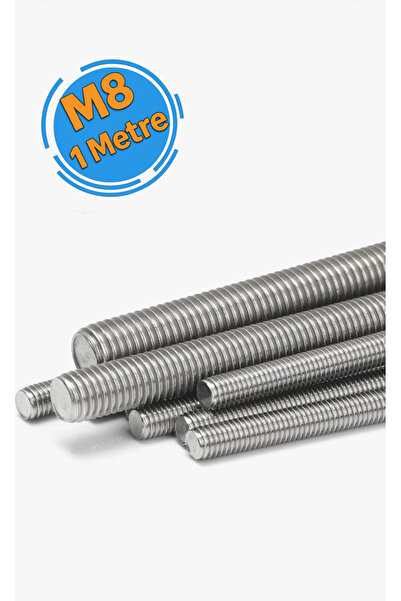 BEMA TOOLS M8x1000 mm Saplama Galvanizli Gijon Rot Tij Başsız Civata