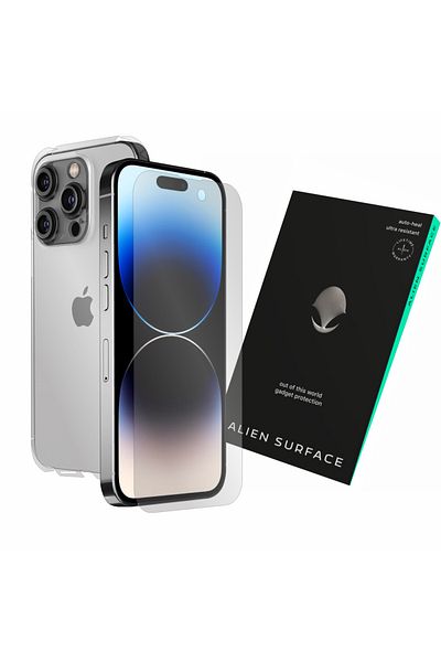 Alien Surface Renewable screen and back film for Apple iPhone 14 Pro