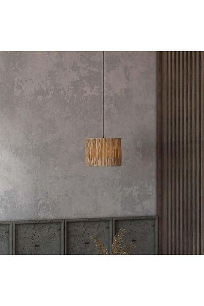 Ucandle Simple black pendant light with crystal