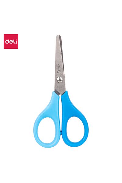 Deli Deli ED60100 School Scissors, 115mm, Assorted Colours – For School & Kids’ Crafts