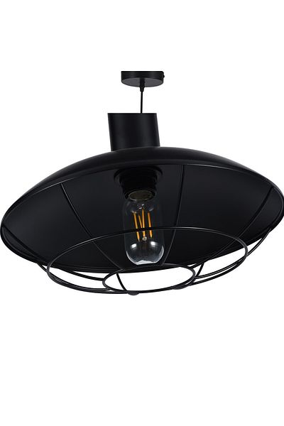 Ucandle Black single mesh pendant lamp