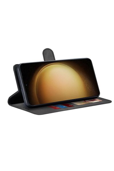 SKYDDAR INNOVATION Case for Samsung Galaxy S23 Plus, Diary Book, book type, with Inner Wallet, Black, sticker set