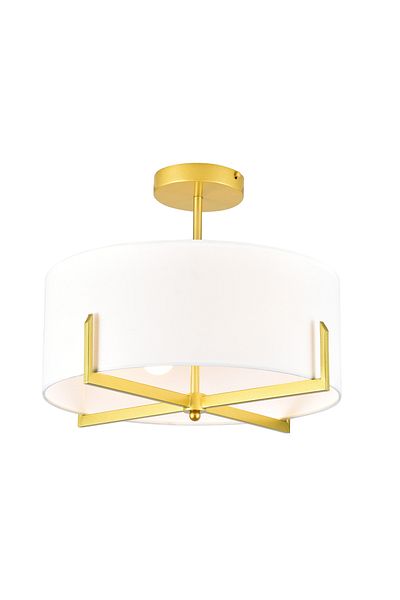Ucandle Modern circular chandelier, size 40, gold