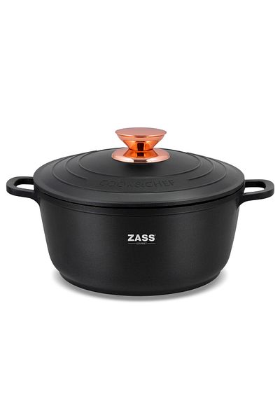 Zass Set de oale Gourmet ZG-ACS 01 din aluminiu de înaltă calitate, negru