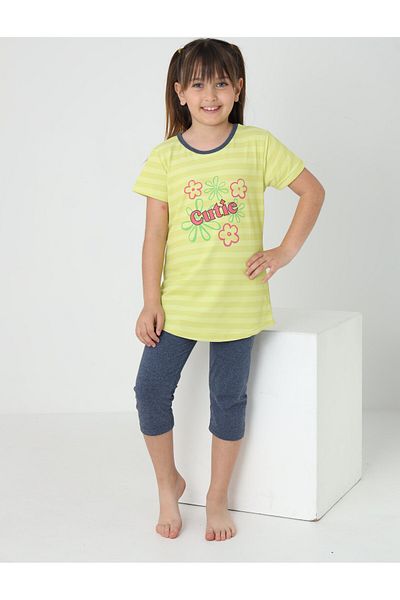 ERTA GOLD Girl's Summer Capri Suit