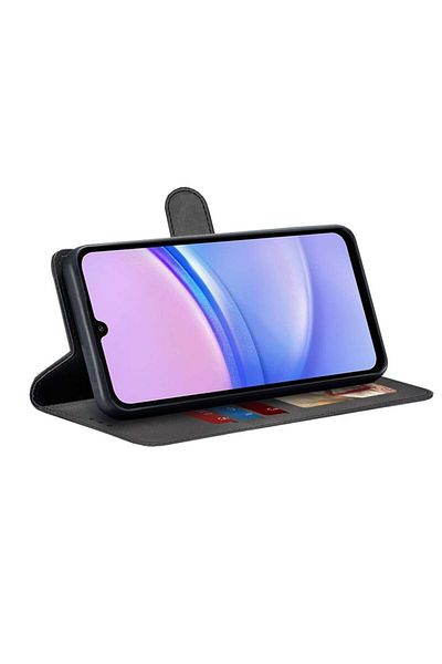SKYDDAR INNOVATION Case for Samsung Galaxy A15 4G / Galaxy A15 5G, Diary Book, book, Inner Wallet, Black, sticker set