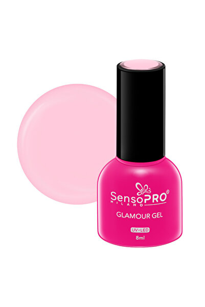 SensoPRO Milano Ojă semipermanentă Glamour Gel 8ml, Blush Rose #86