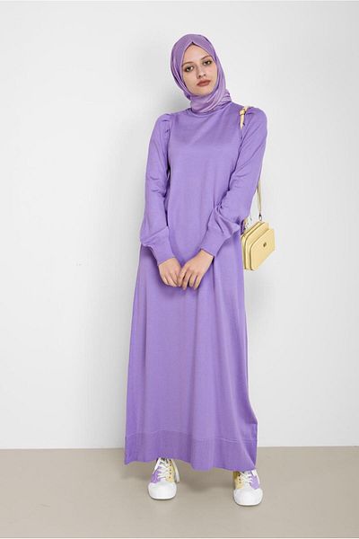 Alvina Knitwear Dress Basic Model 42061