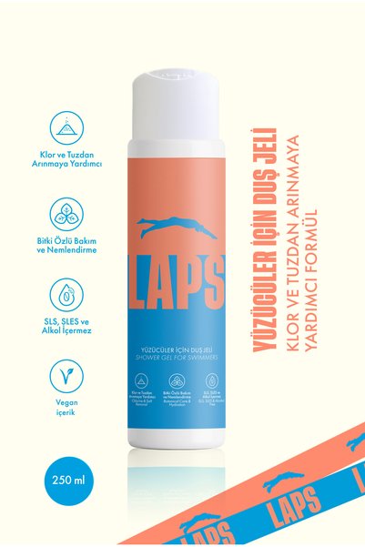 LAPS Shower Gel for Swimmers – Helps Remove Chlorine |   Sulfate-Free