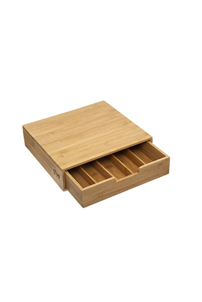 5FIVE Кутия за съхранение на кафе капсули Skive, бамбук, 34,5 x 30,5 x 0,8 см
