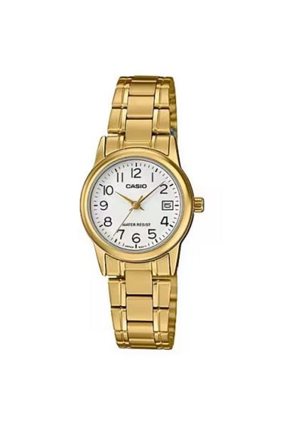 Casio CASIO Women's Analog White Dial Watch - LTP-V002G-7B2