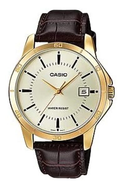 Casio CASIO Men's Analog Gold Dial Watch - MTP-V004GL-9A