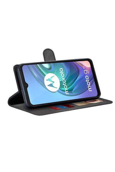 SKYDDAR INNOVATION Case for Motorola Moto G30 / Moto G10 / Moto G20, Diary Book, book, Inner Wallet, Black, sticker set