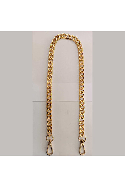 AĞIRSOY Mâner pentru geantă cu lanț cu efect de aur, 60 cm, cu cârlig de fixa...