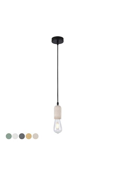 Ucandle Single cement lighting hanger available in several colors - white