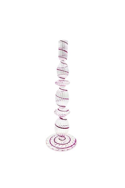 Pip Studio Glass stand, Pip Studio, Swirl Pink, 28 cm, Jolie collection