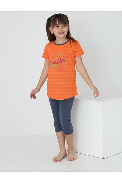 ERTA GOLD Girl's Summer Capri Suit