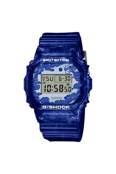G-SHOCK Men's Digital Grey Dial Watch - DW-5600BWP-2DR