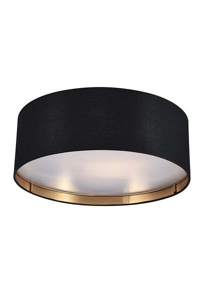 Ucandle Modern circular multi-colored chandelier - black
