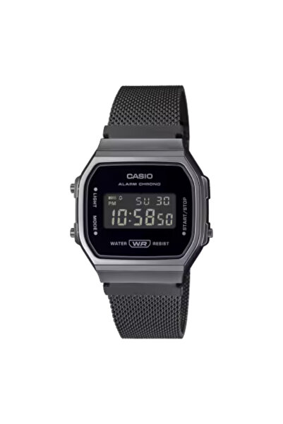 Casio CASIO Unisex Digital Grey Dial Watch - A168WEMB-1BDF