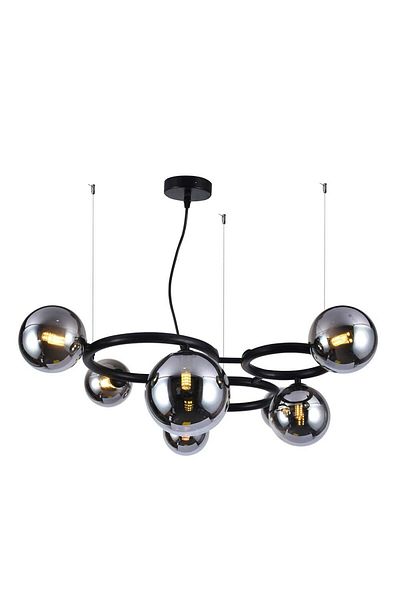 Ucandle G9 Black Circles Pendant Chandelier