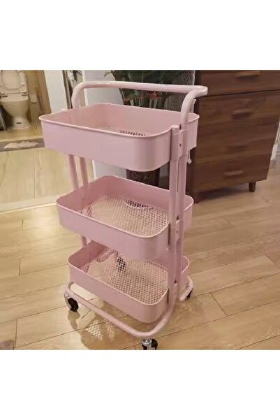 rexa رف تخزين عربة قابل للإزالة متعدد المستويات