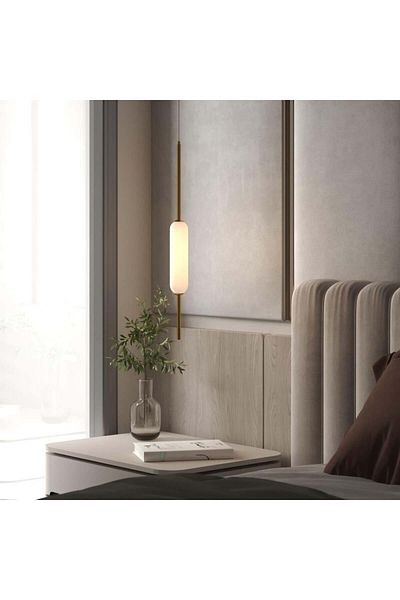 Ucandle G9 Modern Round Glass Gold Hanger