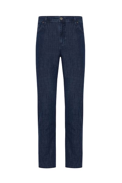 Gallus 5 Pocket Indigo Blue Stretch Regular Fit Slim Denim Pants