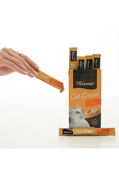 Miamor Cat Cream Multi-Vitamin – Kedi Vitamini Krema Ödülü – 6x15 g