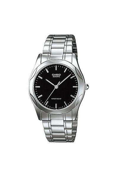 Casio ساعة كاسيو النسائية التناظرية ذات الميناء الأسود - LTP-1275D-1A