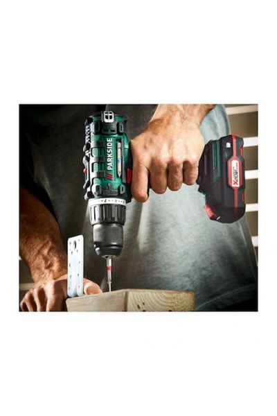 PARKSIDE cordless drill, 20V, 1400 rpm, 45Nm