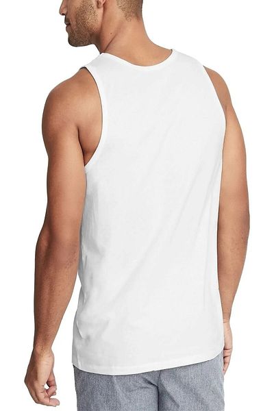 Hipatya Strappy Cotton White Men's Undershirt